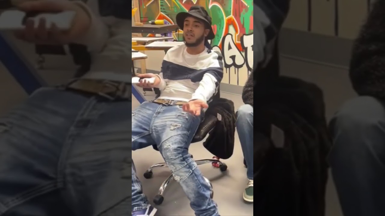 A3ThaGritKing seated during a Tulsa interview