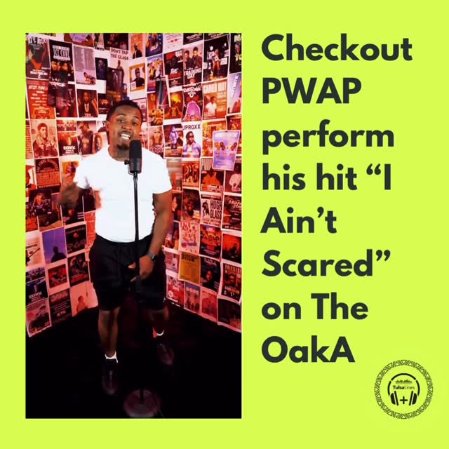 PWAP performing I Ain’t Scared into a microphone