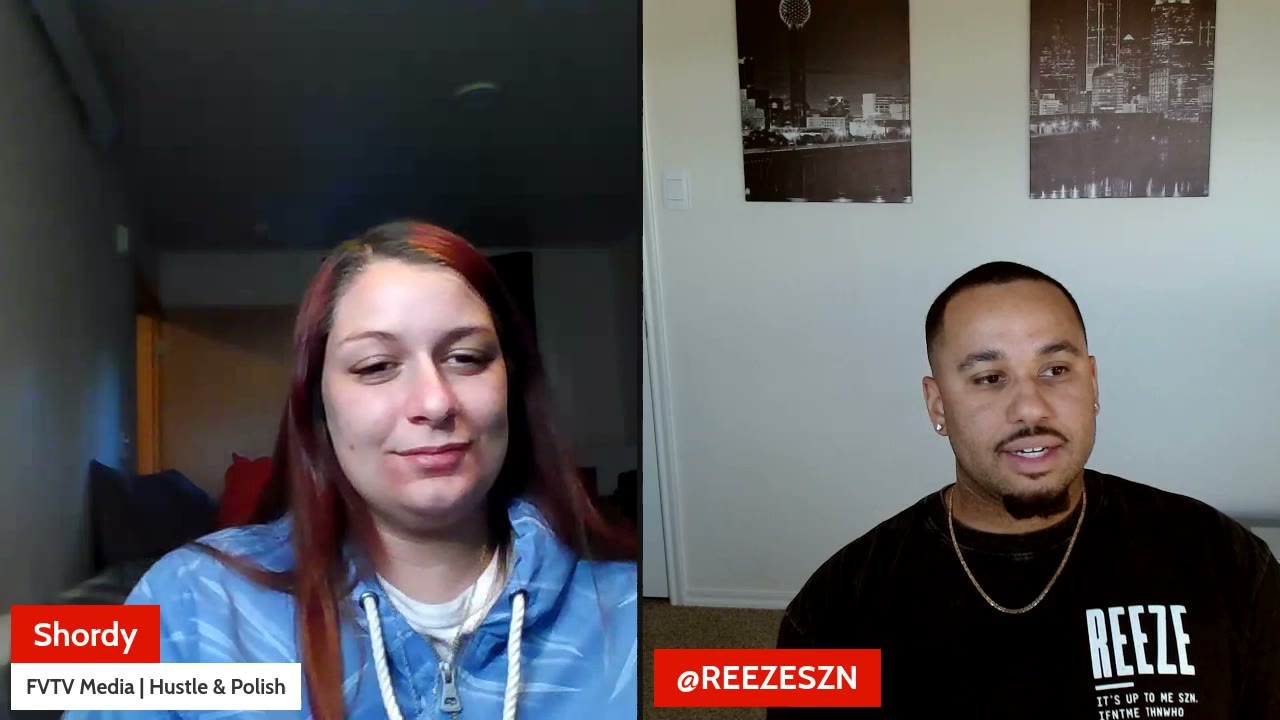 Reeze with interviewer Shordy in their original October 19 FVTV conversation